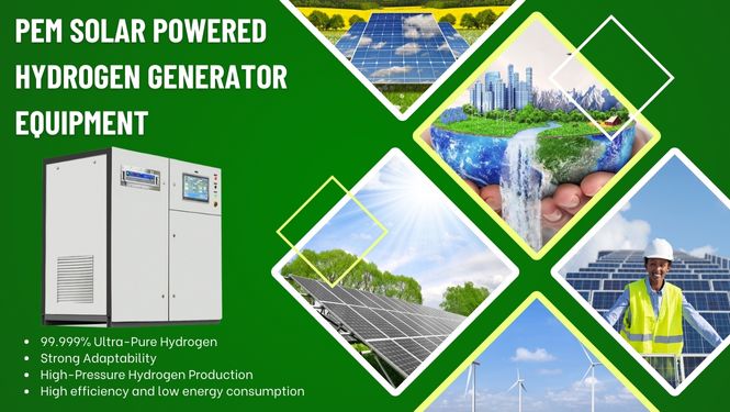 PEM wind solar powered hydrogen generator equipment