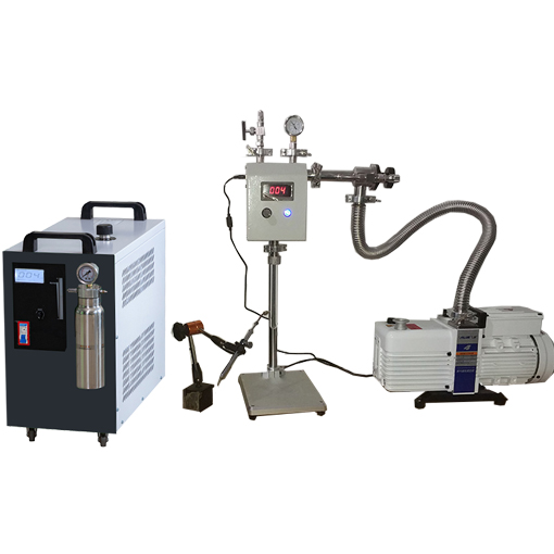 oxyhydrogen flame vacuum sealing machine