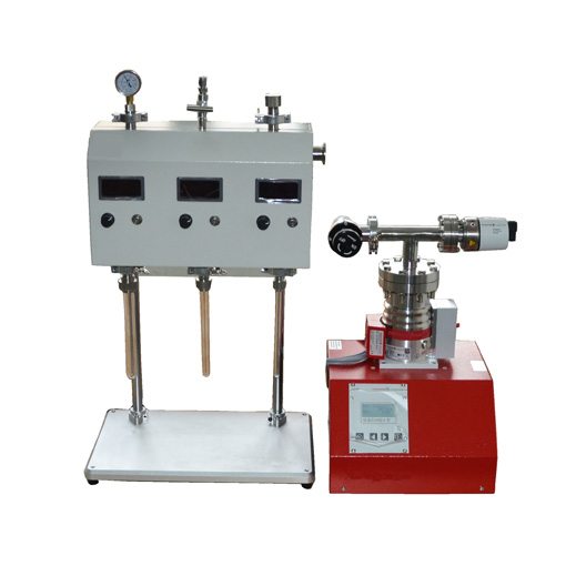 three workstation quartz glass vacuum sealing machine with molecular vacuum pump