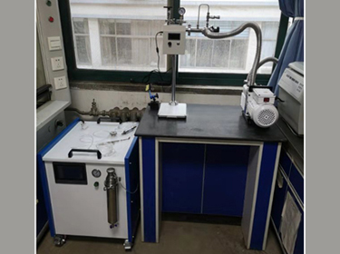 Laboratory oxyhydrogen flame quartz glass tube sealing machine